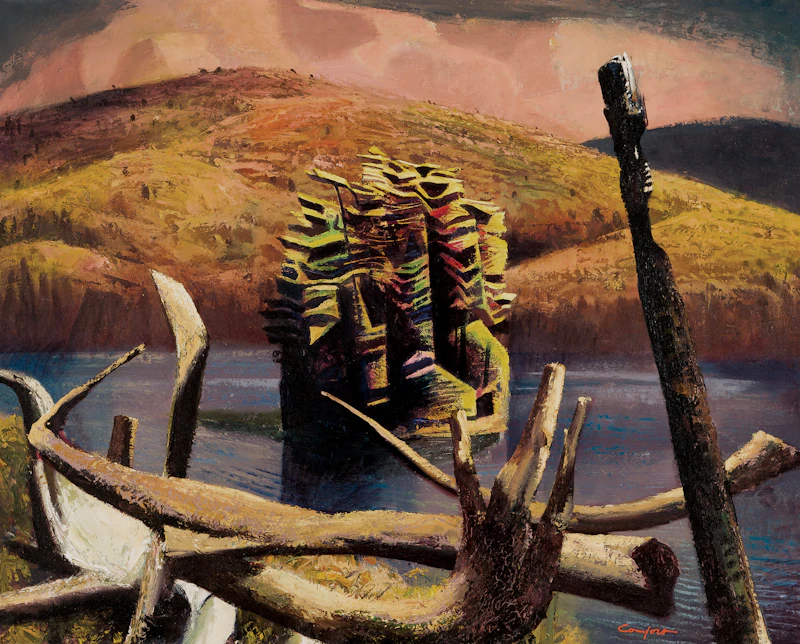 Charles Fraser Comfort, Aura Lee, 1949/1950, oil on canvas - view 1