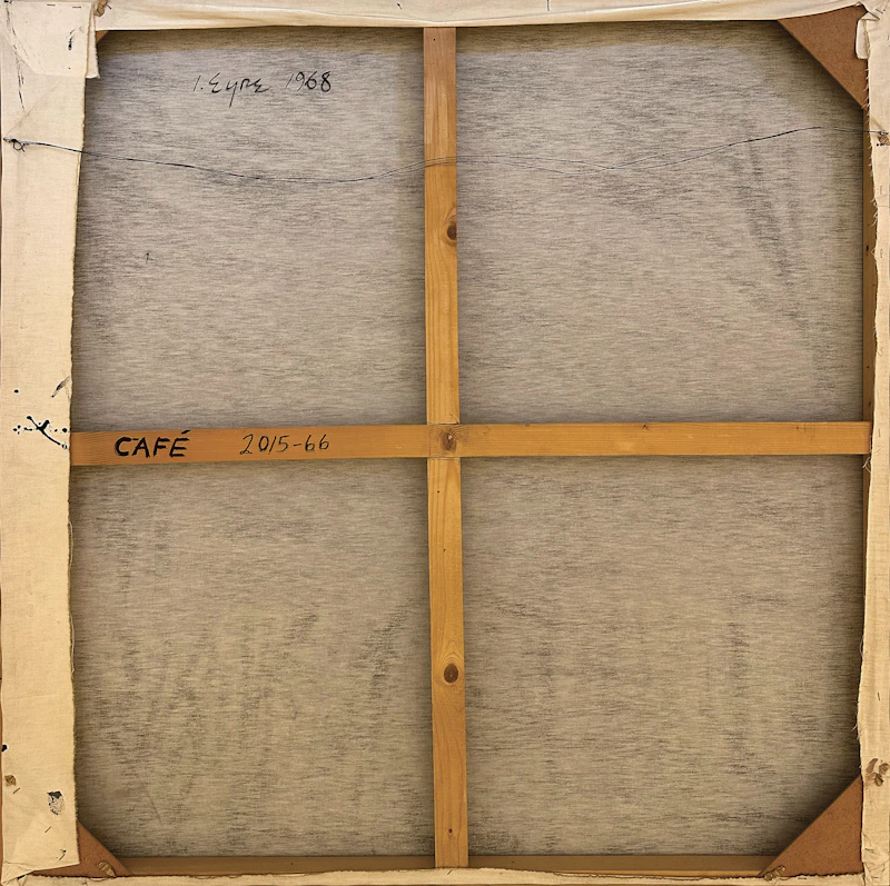 Ivan Kenneth Eyre, Café, acrylic on canvas, 1968 - view 3