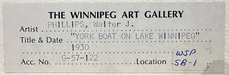 Walter Joseph Phillips, York Boat on Lake Winnipeg, 1930, colour woodcut on paper - view 3