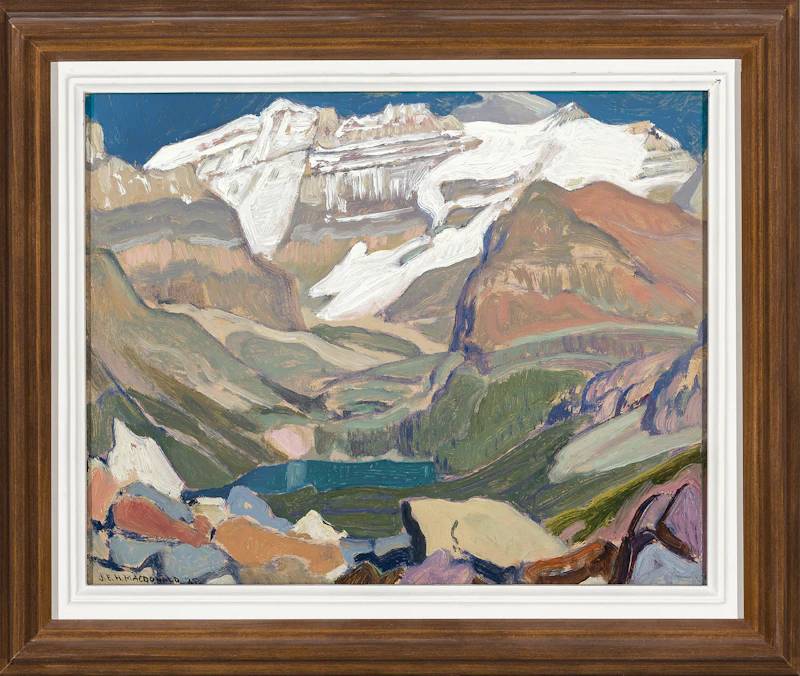 James Edward Hervey MacDonald, Lake O’Hara, oil on board, 1925 - view 2