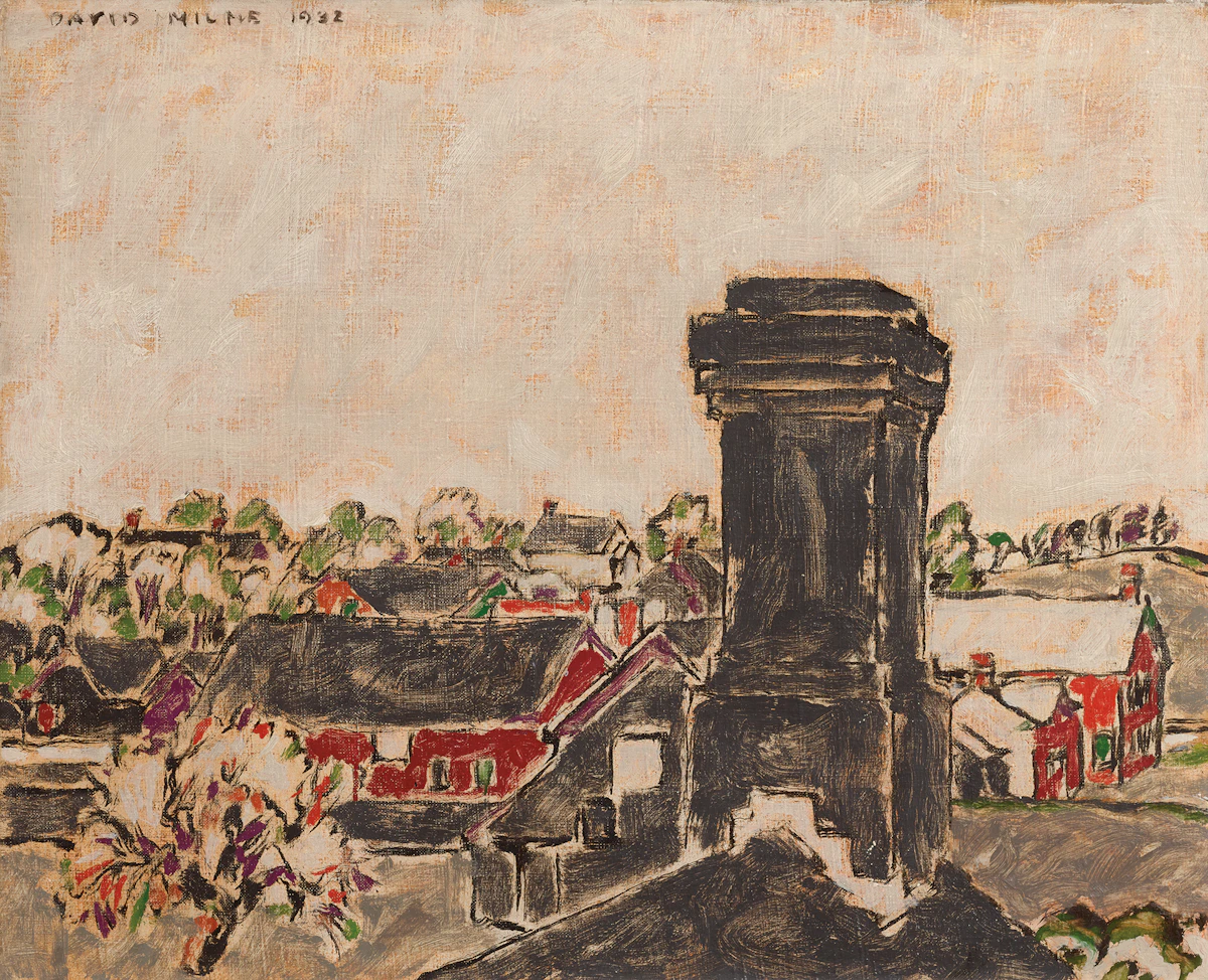 David Brown Milne, The Black Chimney, oil on canvas, 1932