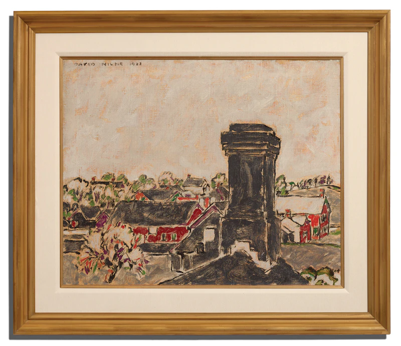 David Brown Milne, The Black Chimney, oil on canvas, 1932 - view 2