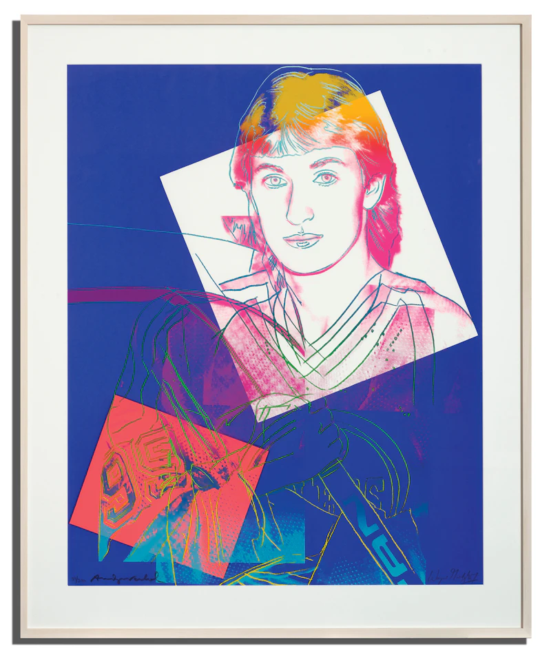 Andy Warhol, Wayne Gretzky #99 (F&S II.306), colour screenprint on Lenox Museum Board, 1984 - view 2
