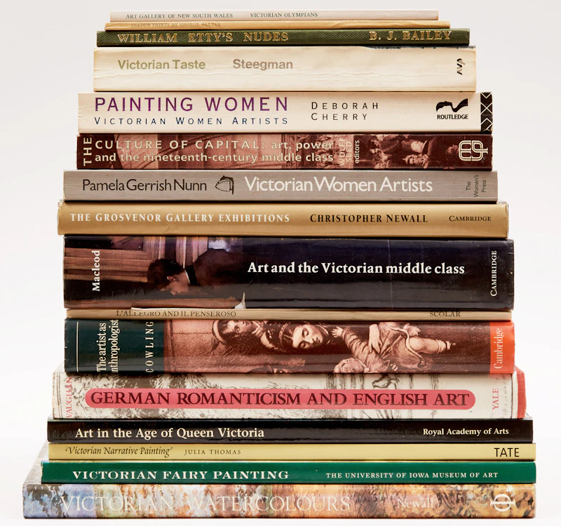Books and Reference, A Selection of Seventeen Victorian Artist Reference Books, 17 books
