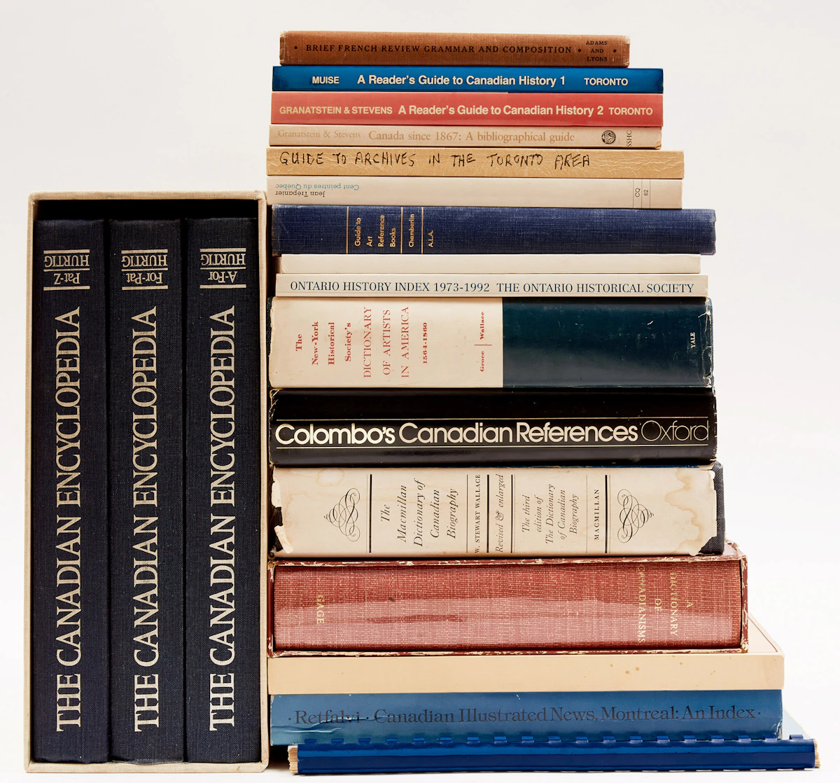 Books and Reference, A Selection of Nineteen Reference Books on Canadian History, 19 books