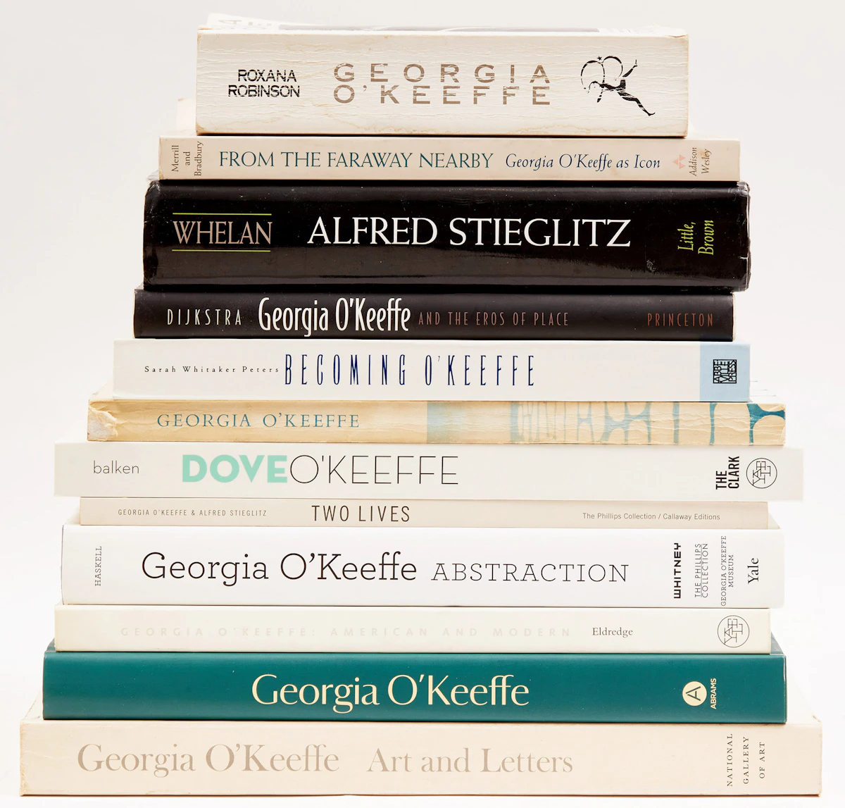 Books and Reference, A Selection of Twelve Art Reference Books on Georgia O'Keefe, 12 books