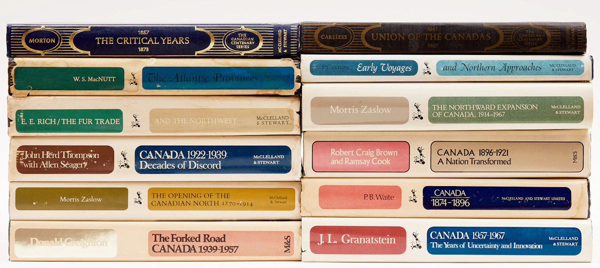 Books and Reference, A Collection of Twelve Canadian History Books, 12 books