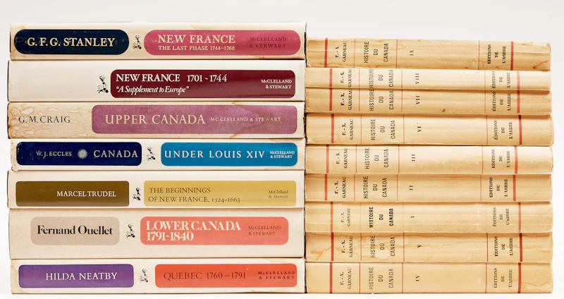 Books and Reference, A Collection of Sixteen French Canadian History Books, 16 books