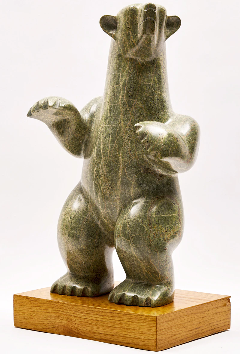 Unidentified Inuit Artist, Dancing Bear, stone - view 3