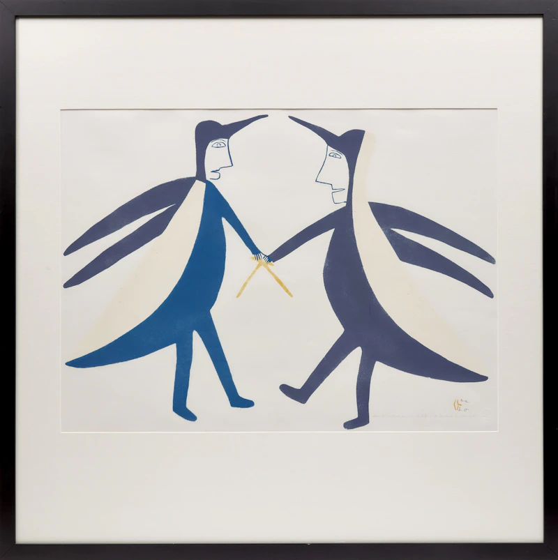 Jessie Oonark, Spirit Making a Wish, colour stencil, 1978 - view 2