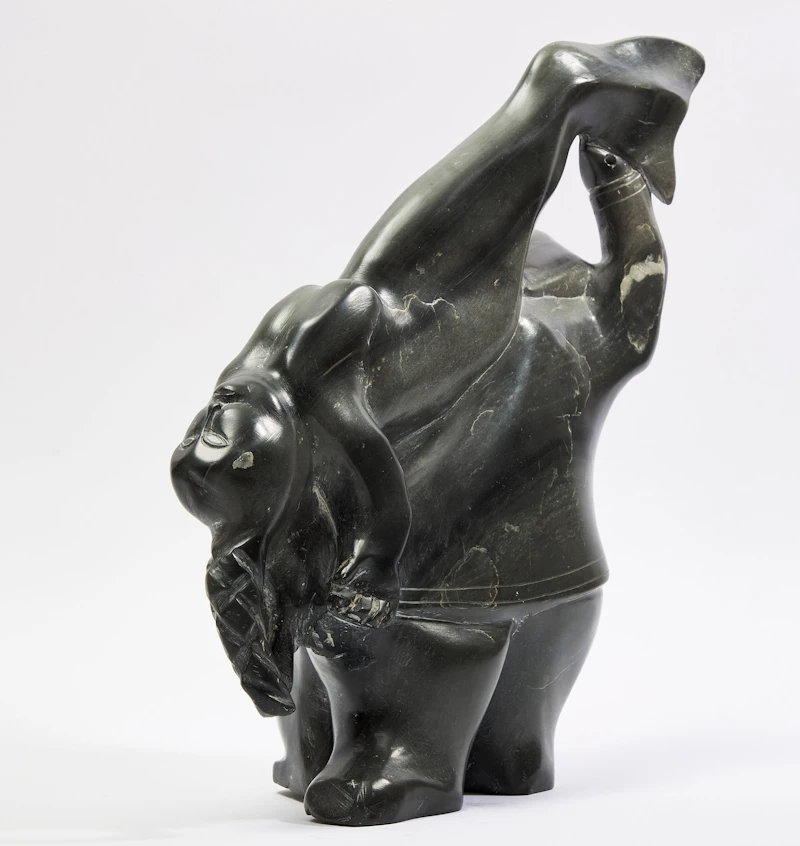 Davidee Kavik, Hunter and Sedna, stone - view 3