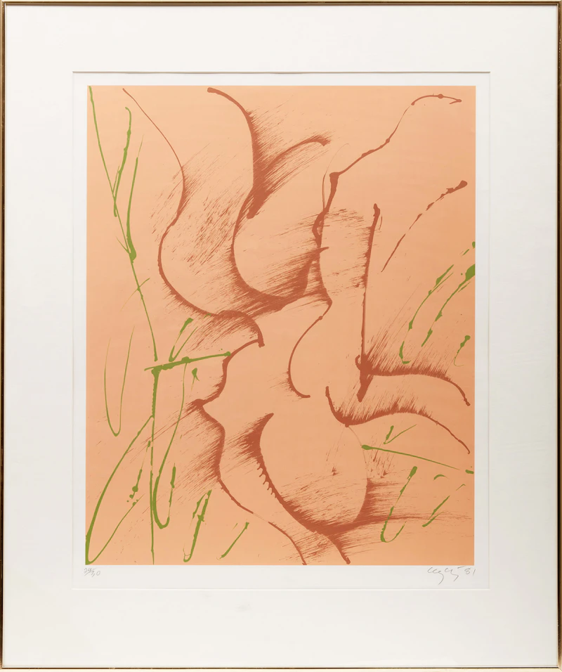 John Graham Coughtry, Untitled, colour lithograph, 1981 - view 2