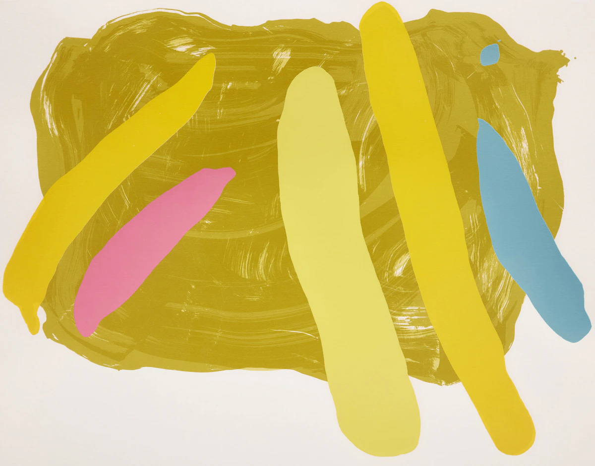 William Perehudoff, Tanagra #4, colour silkscreen, 1984