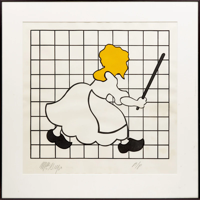 John MacGregor, Dutch Girl, colour serigraph - view 2