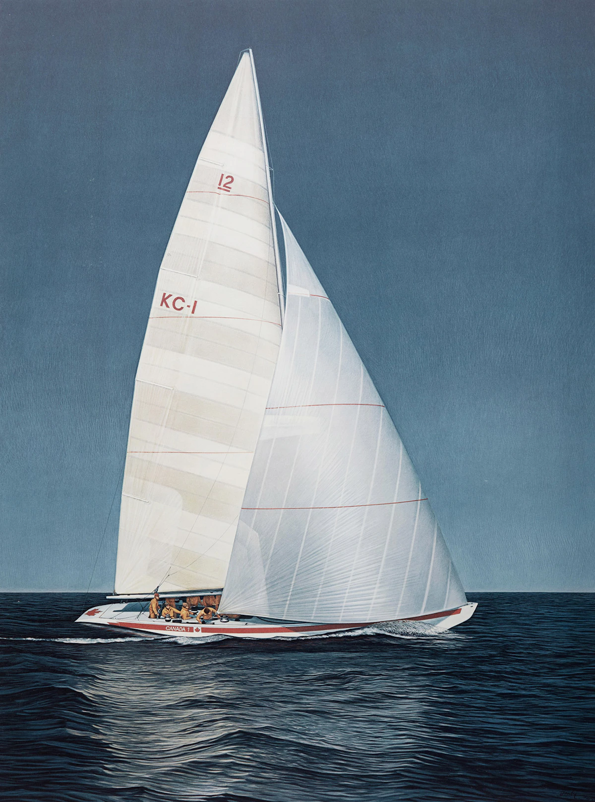 Kenneth Danby, Canada 1, colour lithograph, 1983