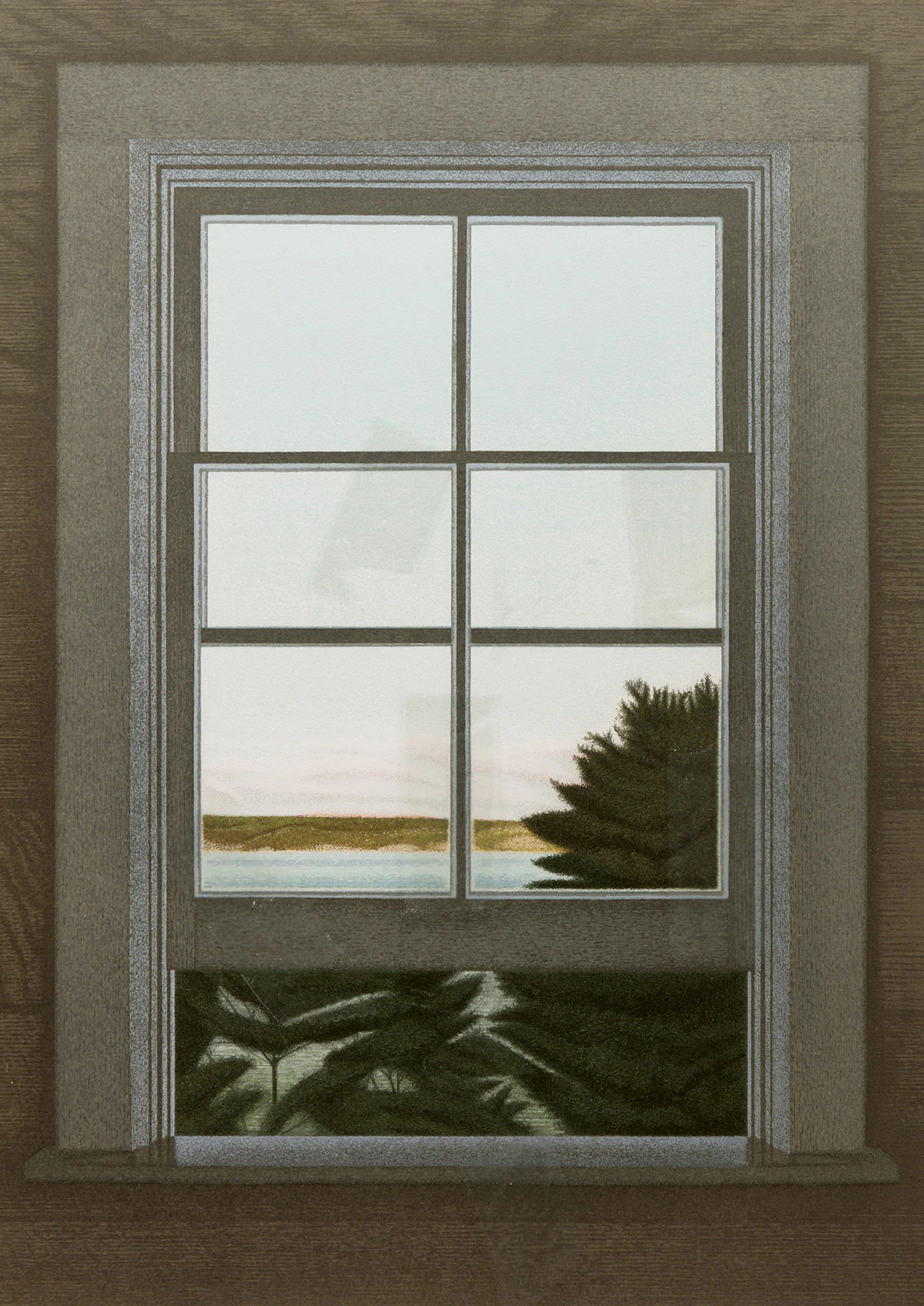 Jeremy Smith, Morning, Lake Joseph, screenprint, 1984