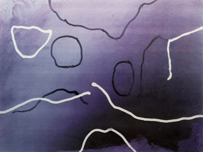 William Ronald, Untitled Abstraction, lithograph