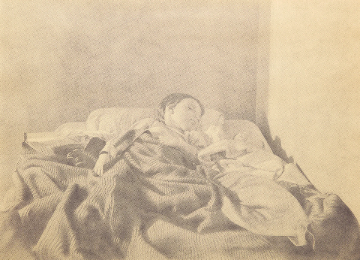 Jack Chambers, Diego Sleeping, lithograph, 1972