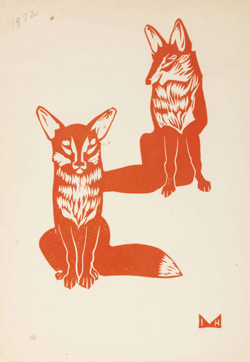 Fifteen Linoblock Prints by Illingworth Holey Kerr