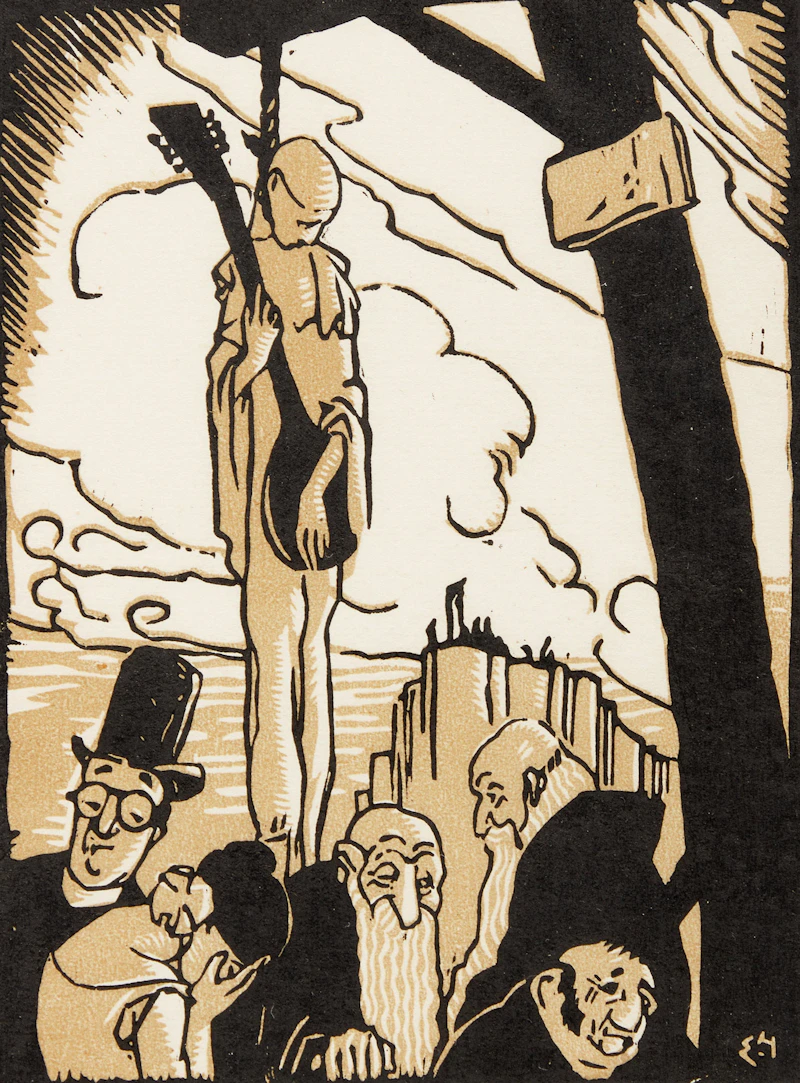 Pierrot Hung, 1923 by Edwin Headley Holgate