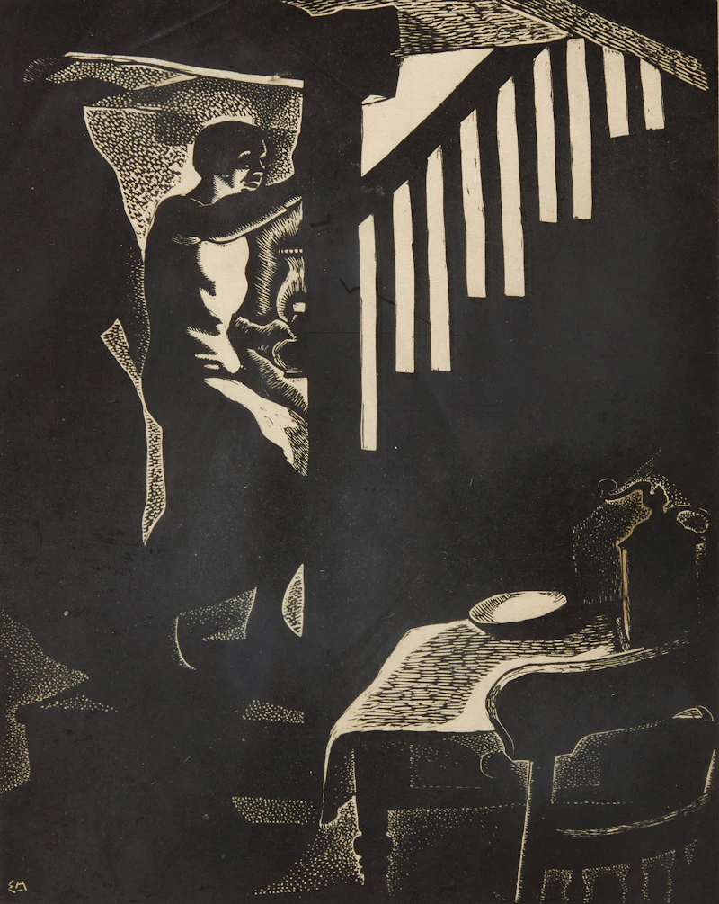 The Stairway, 1930 by Edwin Headley Holgate