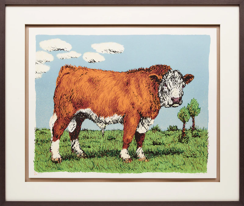 Joe Fafard, Sonny!, colour serigraph, 1979 - view 2