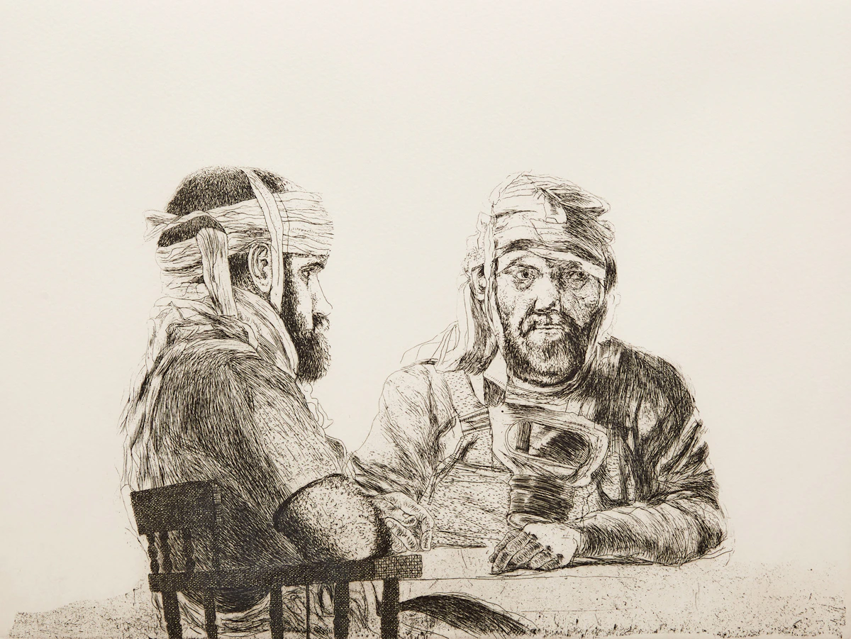 Ivan Kenneth Eyre, Persona; Tea Time, two etchings