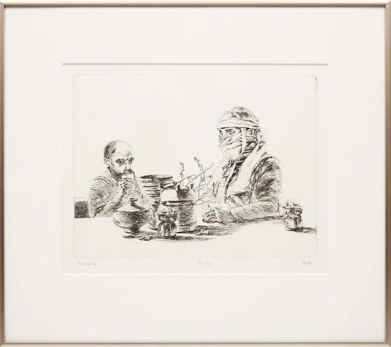 Ivan Kenneth Eyre, Persona; Tea Time, two etchings - view 5