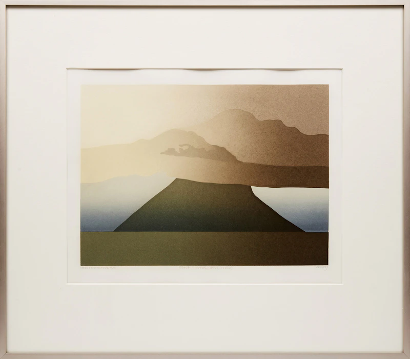 Toni Onley, Black Island/Coast Suite; White Mountain/Western Suite; Selkirk Range/Western Suite, three colour serigraphs - view 2