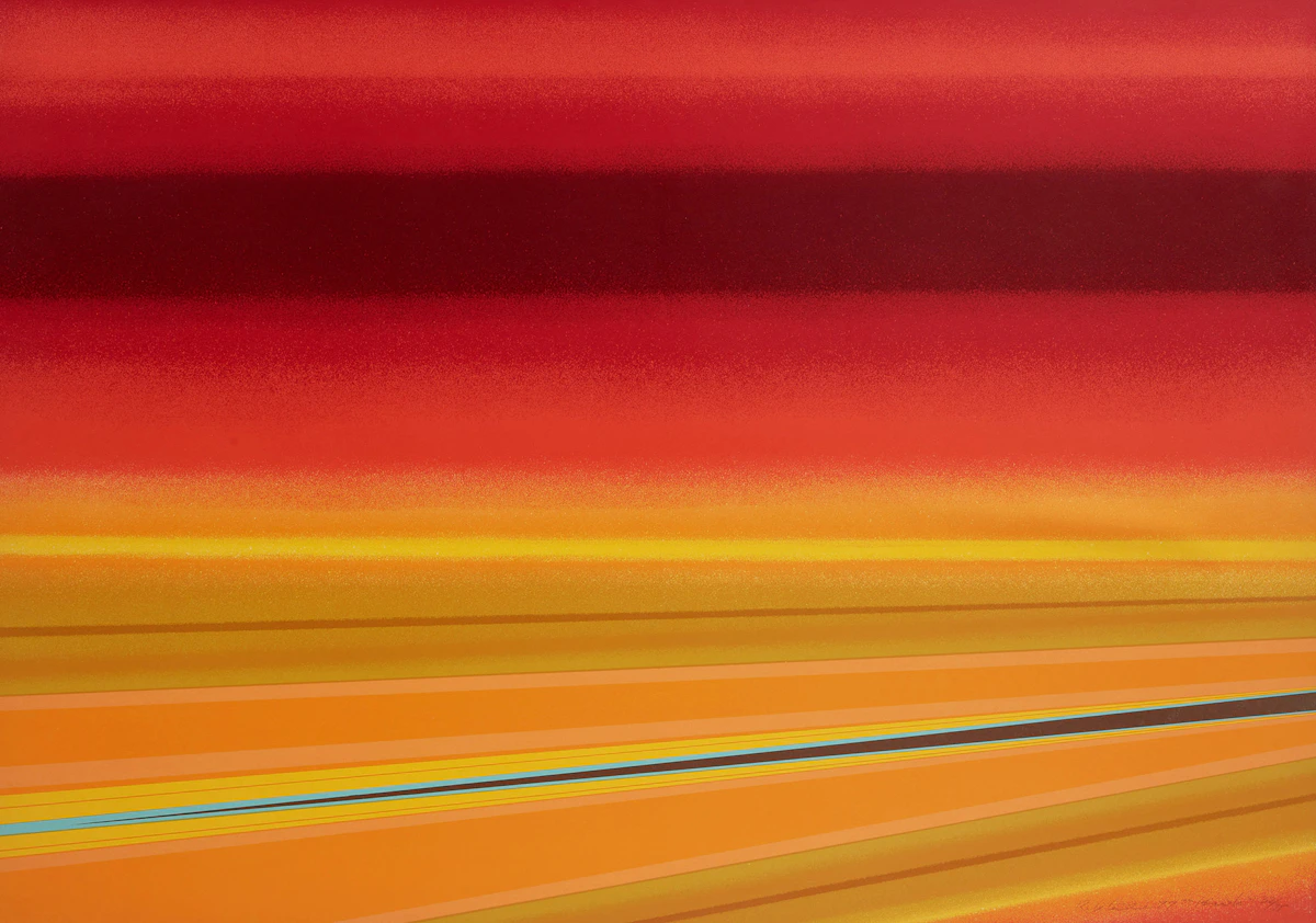 Rita Letendre, Koshak, colour serigraph, 1977