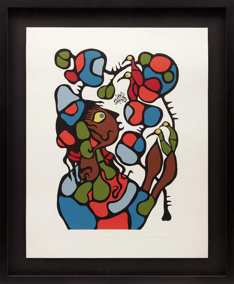 Norval Morrisseau, A Child in Astral Plain (from the Shaman Vision Series One), colour serigraph - view 2