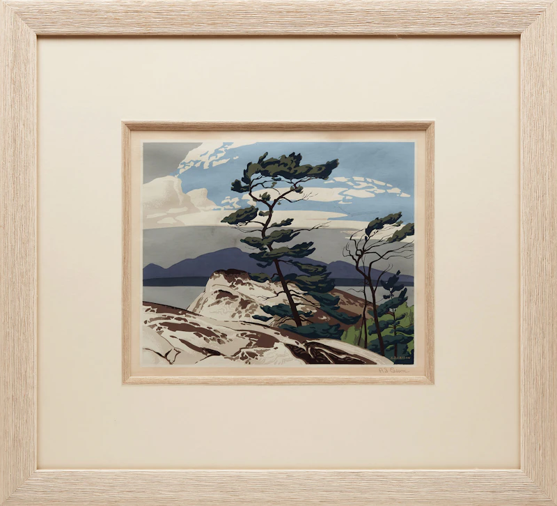 Alfred Joseph Casson, White Pine, colour serigraph - view 2