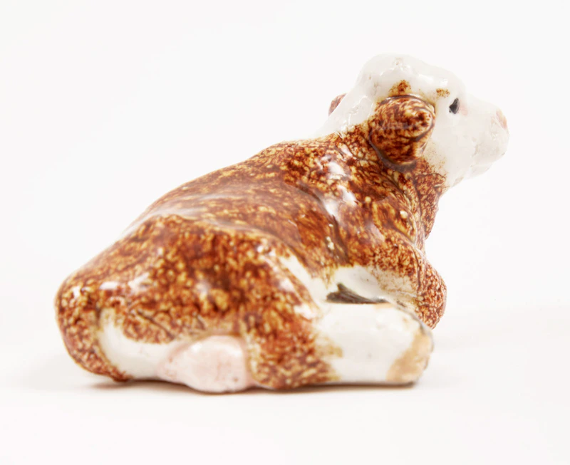 Joe Fafard, Calf Lying Down, glazed ceramic - view 4