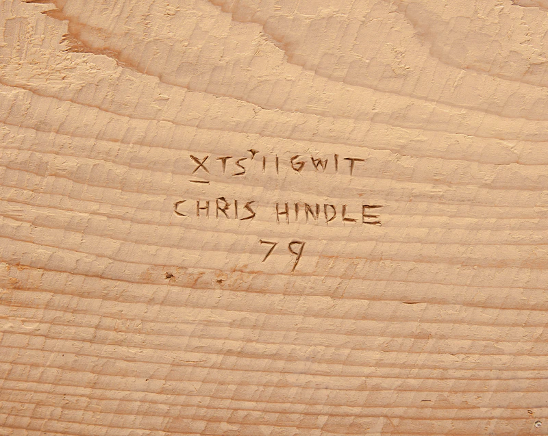 Chris Hindle, Bent Box, carved cedar, 1979 - view 5