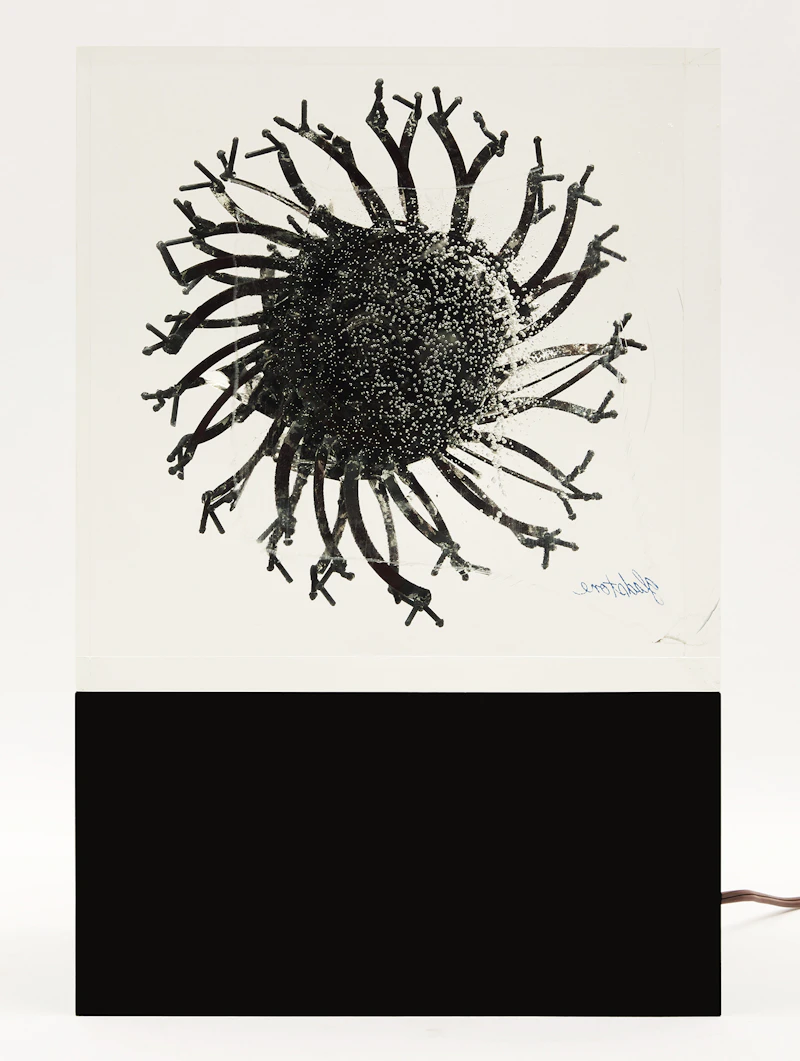 Gerald Gladstone, Untitled (Optical Orbital Series), mixed media (lucite and steel with original lightbox) - view 4
