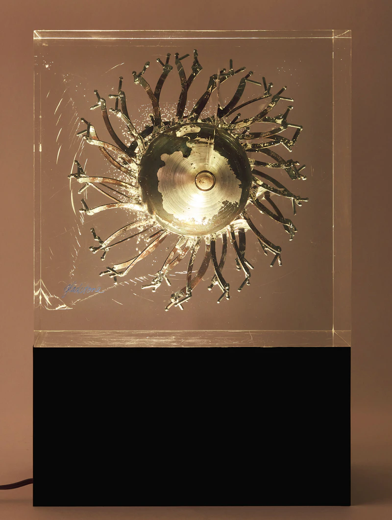 Gerald Gladstone, Untitled (Optical Orbital Series), mixed media (lucite and steel with original lightbox) - view 6