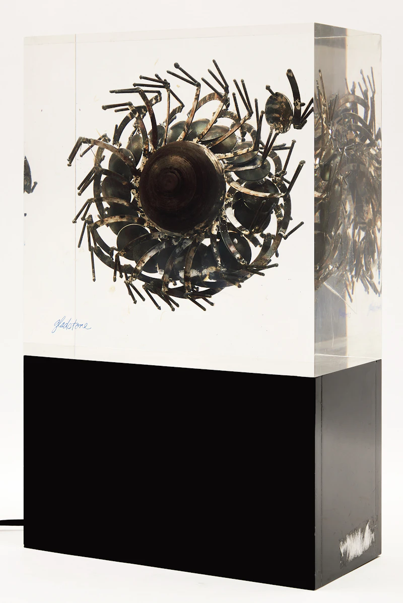 Gerald Gladstone, Untitled (Optical Orbital Series), mixed media (lucite and steel with original lightbox) - view 3