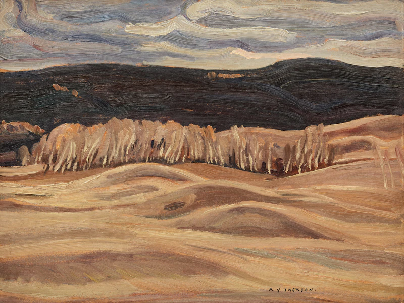 A.Y. Jackson, Ranching Country, Cariboo, B.C, oil on panel, 1946 - view 1
