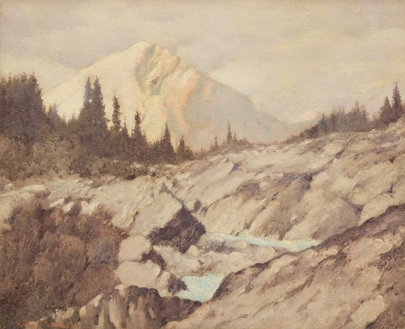 Playground of the Gods, Jasper Park, Alberta by Frank Hans Johnston