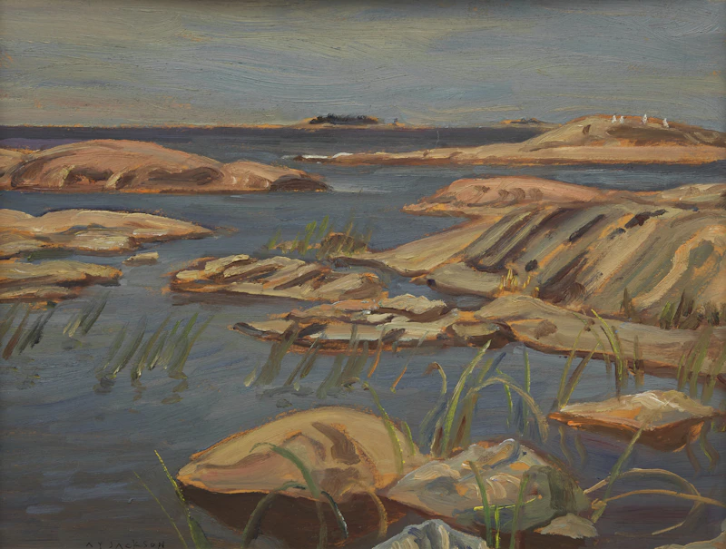 Alexander Young Jackson, Shoals and Islands, Georgian Bay, 1961, oil on board