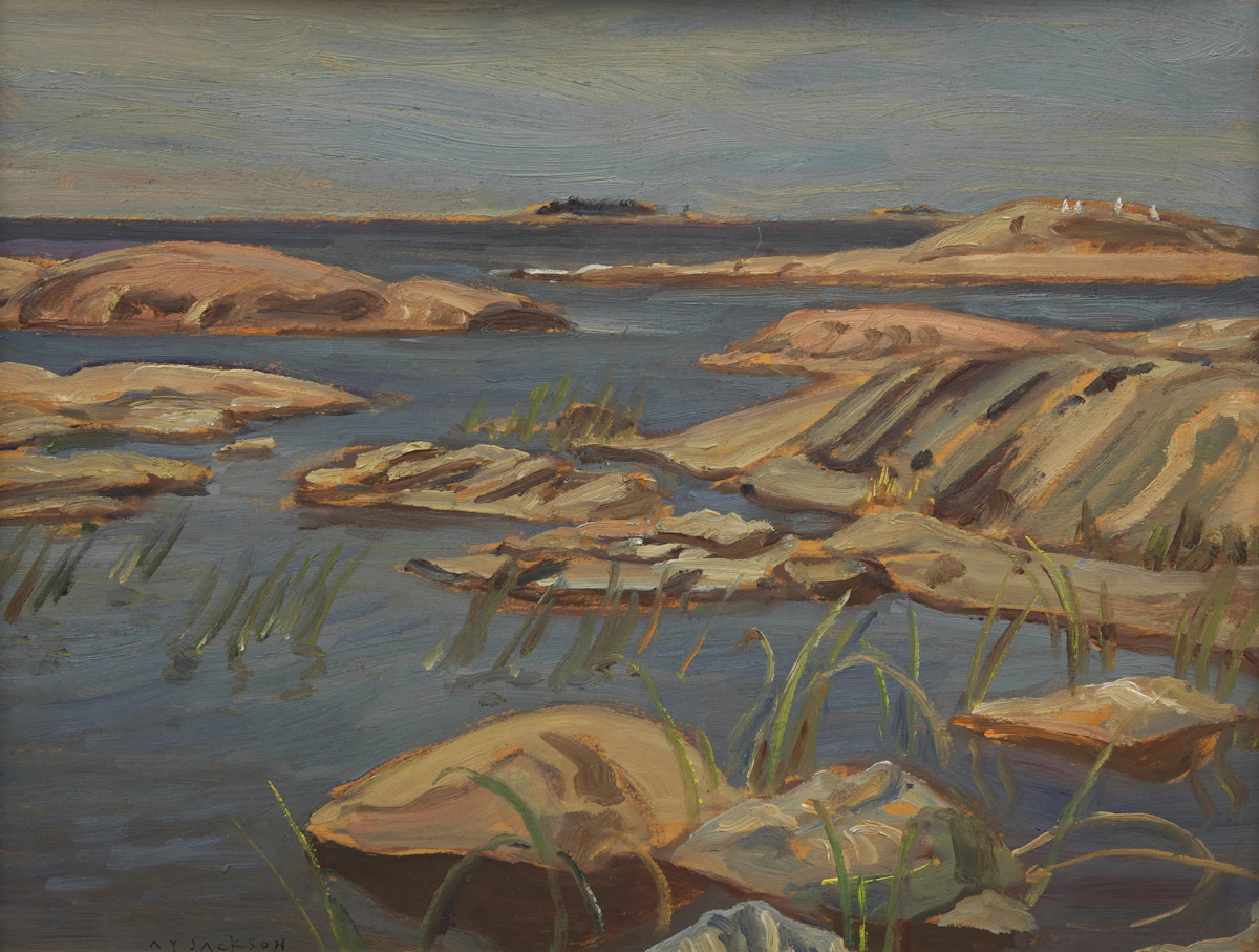 Alexander Young Jackson, Shoals and Islands, Georgian Bay, 1961, oil on board