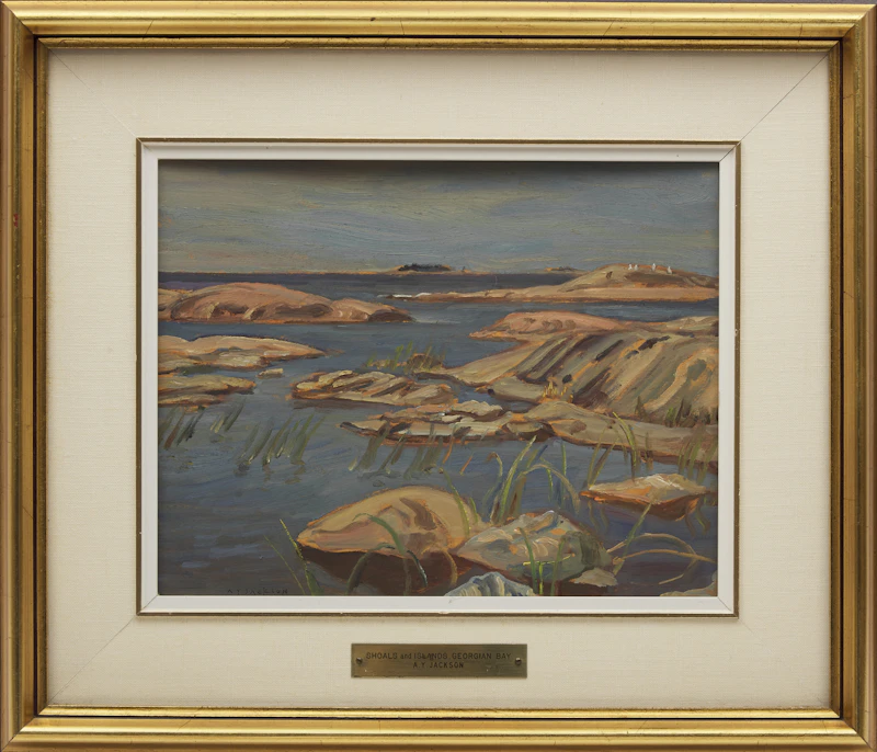 Alexander Young Jackson, Shoals and Islands, Georgian Bay, 1961, oil on board - view 2