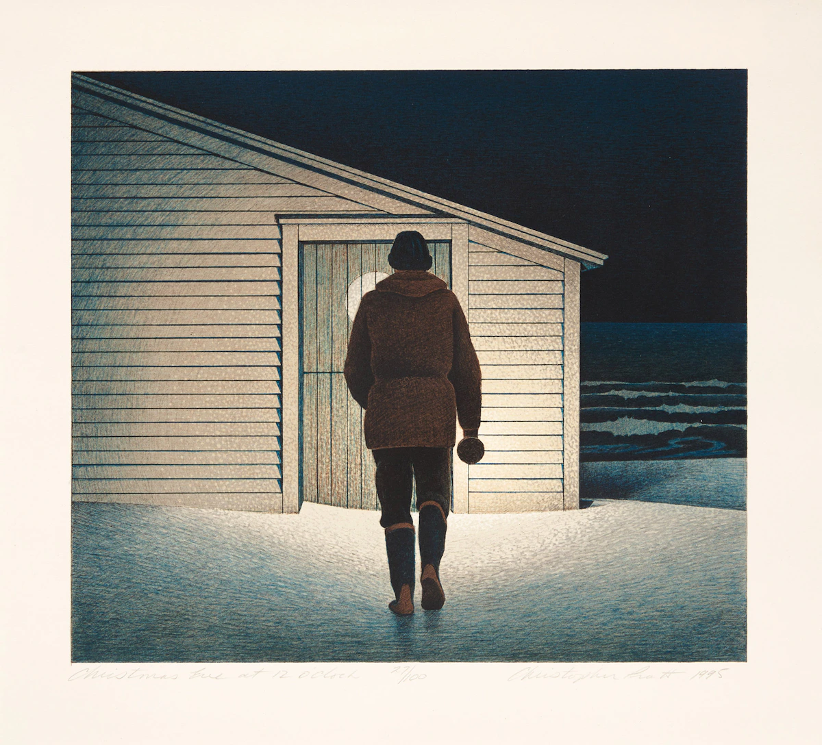 Christopher Pratt, Christmas Eve at 12 O'Clock; Christopher Pratt: Personal Reflections on a Life in Art, book and serigraph