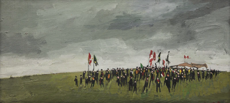 Scouts at Woolastook 2 by Molly Lamb Bobak