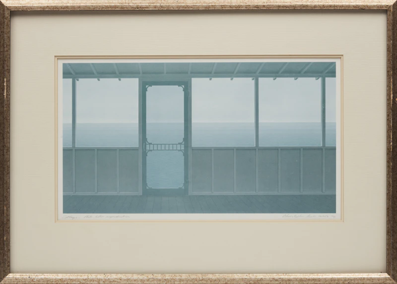Christopher Pratt, Cottage, photolithograph in colours, 1976 - view 2
