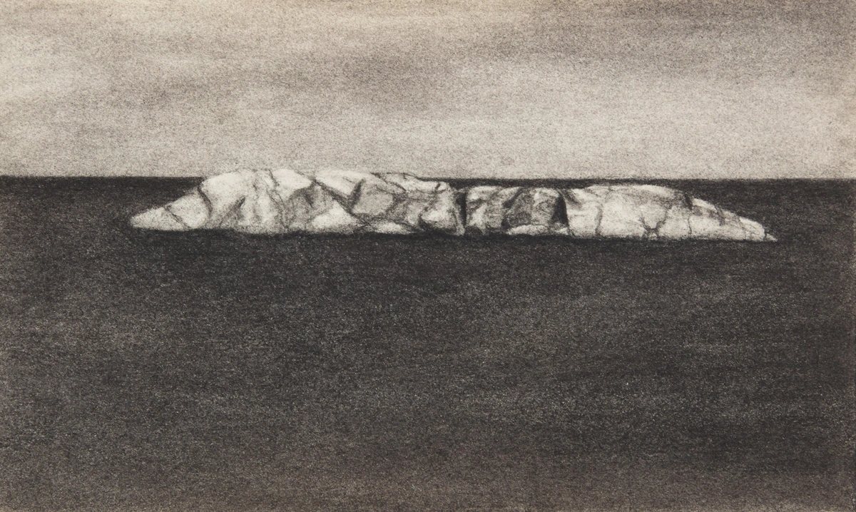Tim Zuck, Rock Island, 1989, etching