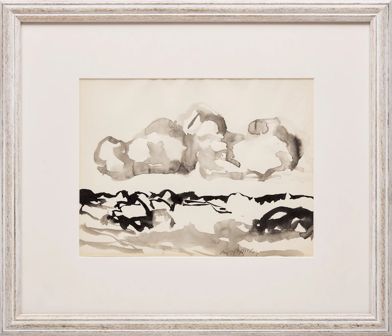 Arthur Fortescue McKay, Two Untitled Abstractions, two ink drawings, 1971 - view 2