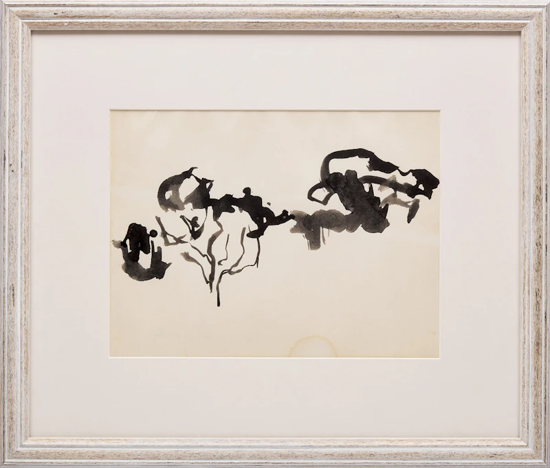 Arthur Fortescue McKay, Two Untitled Abstractions, two ink drawings, 1971 - view 5