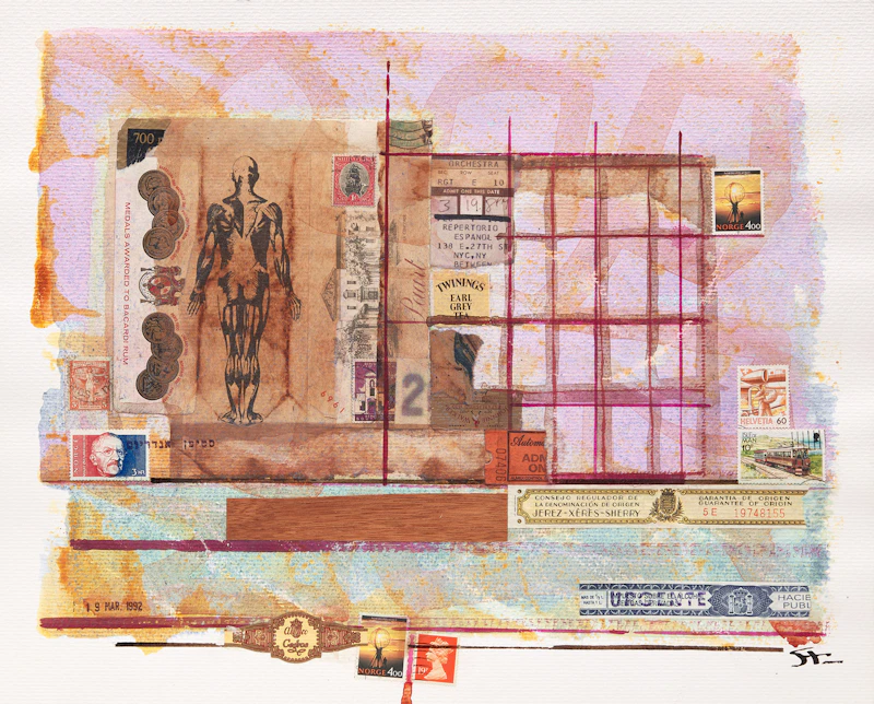 Stamp Mosaic/Structure by Stephen Andrews