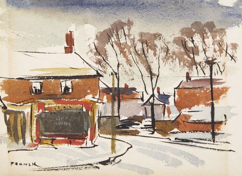 Street Views by Albert Jacques Franck
